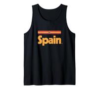 Retro Spagna Bandiera Spagna Rosso España Canotta