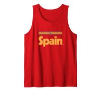 Retro Spagna Bandiera Spagna Rosso España Canotta