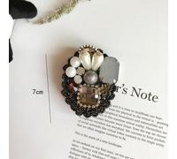 Rétro Spilla Lusso Regalo Per Donna Strass Perla da Bouquet Moda Gioielli