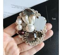 Rétro Spilla Lusso Regalo Per Donna Strass Perla da Bouquet Moda Gioielli