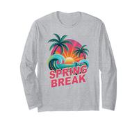 Retro Spring Break Surf Viaggio Vacanza Viaggio Corrispondenza Maglia a Manica