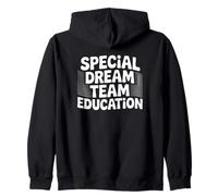 Retro Squadra Educazione Speciale Groovy Dream Team Felpa con Cappuccio