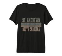Retro St. Andrews Carolina del Sud Maglietta Premium