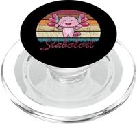 Retro Stabolotl Distressed Axolotl giapponese Kawaii PopSockets PopGrip per MagSafe