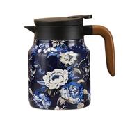 Retro Stainless Steel Tea Kettle - Floral Insulated Coffee Pot 316