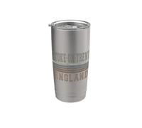 Retro Stoke-on-Trent Inghilterra Bicchiere termico in acciaio inox doppia parete