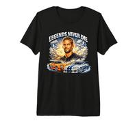 Retro Street Racing Legend Graphic Fast Car Culture Maglietta Premium