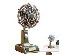 Retro-Style Aesthetic Personal Cooler - Charming Vintage-Inspired Design Blends Seamlessly With Your Bedroom Vanity, Office Desk, Or Nightstand, 3-Speed Adjustable Airflow Offers Everything From A Sof