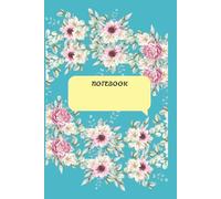 Retro Styled Floral Themed Blank Lined Notebook: Retro Floral Notebook - Vintage Botanical Lined Journal, Classic Aesthetic Flower Design Diary for Writing, Notes, School or Work