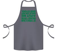 Retro Su My Sgabello Da BAR San Patrizio Giorno Cotone Grembiule 100% Biologico