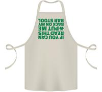 Retro Su My Sgabello Da BAR San Patrizio Giorno Cotone Grembiule 100% Biologico