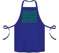 Retro Su My Sgabello Da BAR San Patrizio Giorno Cotone Grembiule 100% Biologico