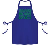 Retro Su My Sgabello Da BAR San Patrizio Giorno Cotone Grembiule 100% Biologico