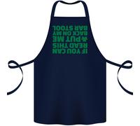 Retro Su My Sgabello Da BAR San Patrizio Giorno Cotone Grembiule 100% Biologico