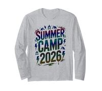 Retro Summer Camp 2026 Host Crew Director Counselor Uniforme Maglia a Manica