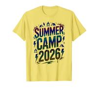 Retro Summer Camp 2026 Host Crew Director Counselor Uniforme Maglietta