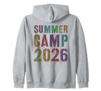 Retro Summer Camp 2026 Staff Vibes Host Besties La mia Avventura Felpa con Cappuccio