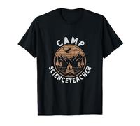 Retro Summer Camp Science Teacher Vintage STEM Educator Maglietta