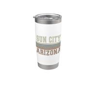 Retrò Sun City Arizona Bicchiere termico in acciaio inox doppia parete