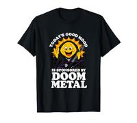Retro Sun Doom Metallo Maglietta