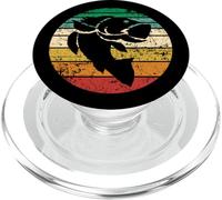 Retro Sunset Pesca Salto Pesce Pesce In Distressed Design PopSockets PopGrip per MagSafe