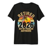 Retro Sunset Ritirato 2026 Non è Il Mio Problema più Pensione Maglietta Premium