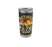 Retro Sunset Ritirato 2027 Non è più il mio problema Pensione Bicchiere termico in acciaio inox doppia parete
