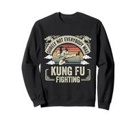 Retro Surely Not Everybody Was Kung Fu Fighting Felpa