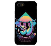 Retrò Synthwave Bradipo Pigro Orso Bradipi Custodia per iPhone SE (2020) / 7/8