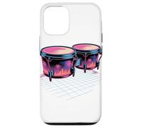 Retrò Synthwave Suonatore Di Bongo Bongos Custodia per iPhone 12/12 Pro