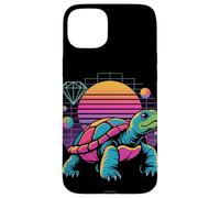 Retrò Synthwave Tartaruga Marina Tartarughe Custodia per iPhone 15 Plus
