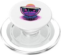 Retro Synthwave Timpani Tamburi A Caldaia PopSockets PopGrip per MagSafe