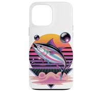 Retrò Synthwave Tonno Pesca Pescatore Pescatore Custodia per iPhone 13 Pro Max