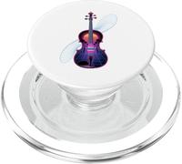 Retro Synthwave Viola Violino Violista PopSockets PopGrip per MagSafe