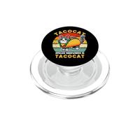 Retro Tacocat Spelled Backwards Is Taco Cat Uomini Donne Bambini PopSockets PopGrip per MagSafe