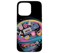 Retro Tape Vortex - Surreal 80s Vaporwave Estetica Custodia per iPhone 15 Pro Max