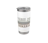 Retro Targu Jiu Romania Bicchiere termico in acciaio inox doppia parete