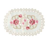 Rétro Tavolo Tovaglietta Pizzo Ricamato Cavo fuori Floreale 30x45cm Decorazione