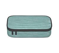 Retro Teal Turquoise Blue Astuccio speciale per ragazze ragazzi, astuccio grande per matite grande astuccio per matite, astuccio per matite per cancelleria per studenti con cerniera per scuola e lav