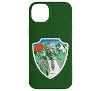 Retro Teddy Roosevelt Vintage Tree & Mountains Badge Custodia per iPhone 14 Plus