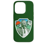 Retro Teddy Roosevelt Vintage Tree & Mountains Badge Custodia per iPhone 14 Pro