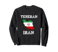 Retro Teheran Iran Distressed Iran Bandiera Iran Felpa