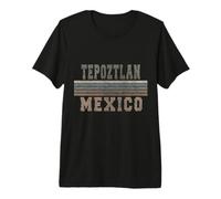 Retro Tepoztlan Messico Maglietta Premium