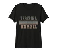 Retro Teresina Brasile Maglietta Premium