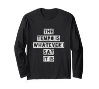 Retro The Tempo Is Whatever I Say Drummer Art Maglia a Manica