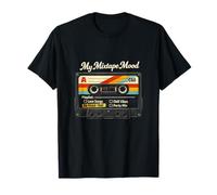 Retro Throwback My Mixtape Mood Road Trip Anni '80 Divertente Classico Maglietta
