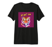 retrò Tiger Go Get Em Maglietta Premium