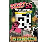 RETRO TIMES CROSSWORD PUZZLE| 55 PUZZLES, 6x9 inches| BEAUTIFUL FRONT AND BACK COVER| PUZZLE BOOK| PERFECT GIFT FOR ADULTS & SENIORS: RELIVE NOSTALGIC ... INCLUDED| MEMORY BUSTERS| LARGE PRINT|