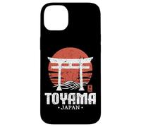 Retro Toyama Japan Torii Gate giapponese Kanji Souvenir Custodia per iPhone 14 Plus