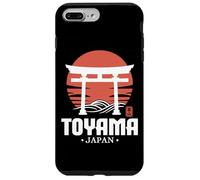 Retro Toyama Japan Torii Gate giapponese Kanji Souvenir Custodia per iPhone 7 Plus/8 Plus